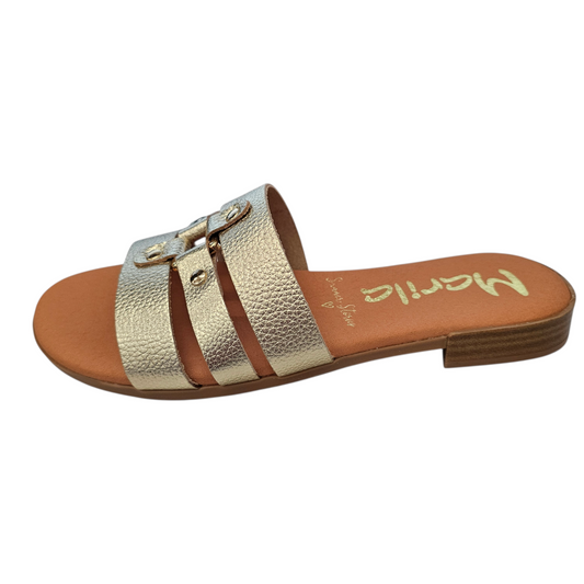 Marila Torne Dollar Platinum Sandals