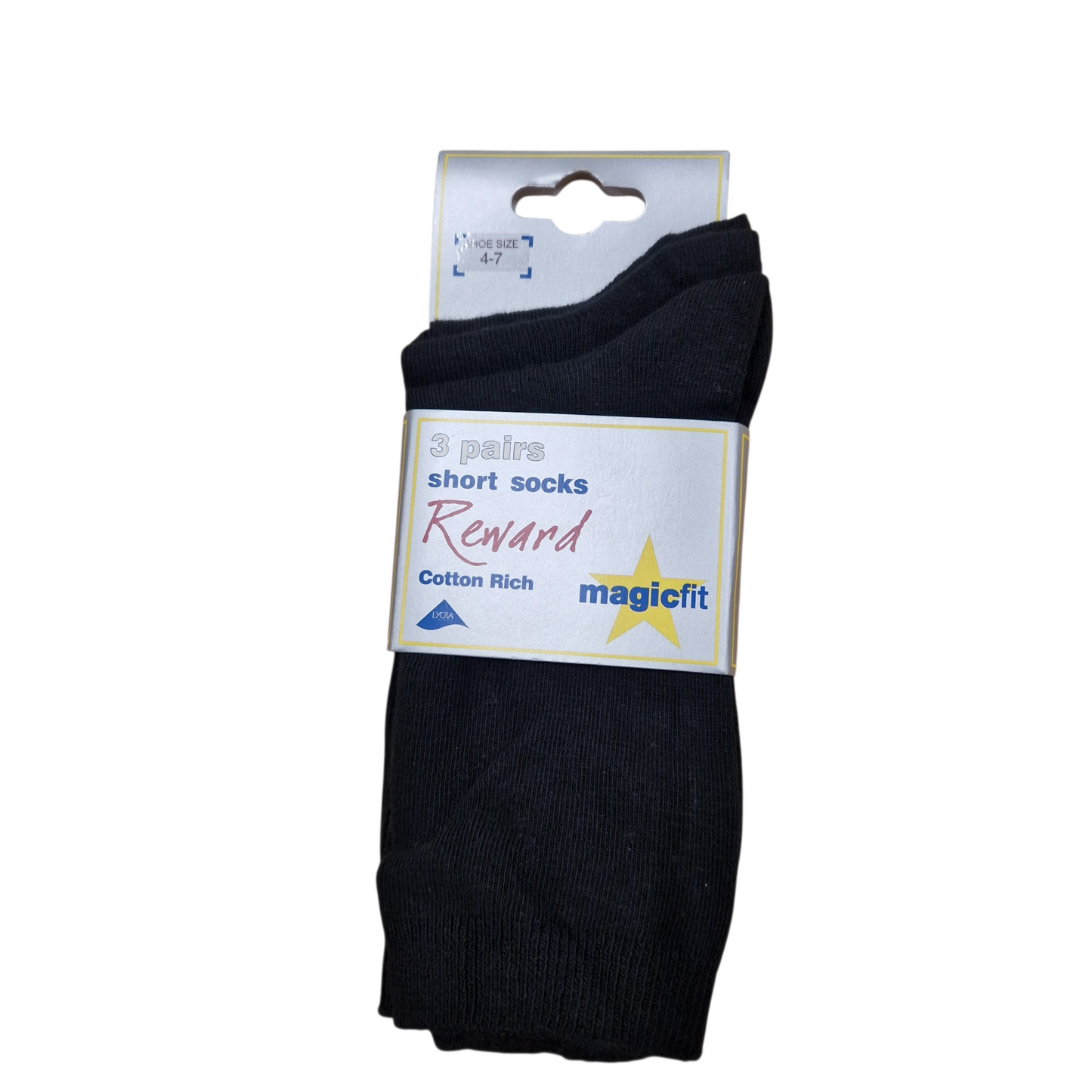Magicfit Rew 3 Pack Short Socks Black Socks