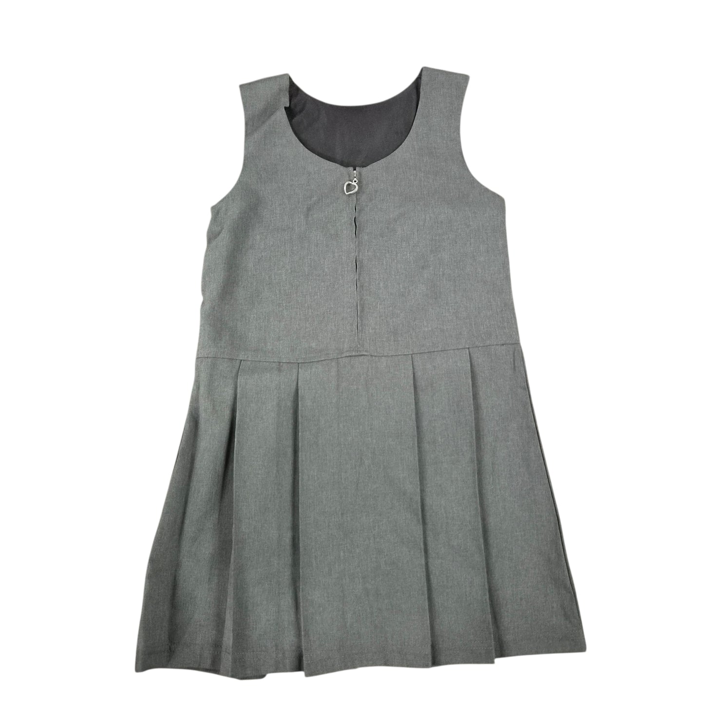 Grey Zip Pinafore