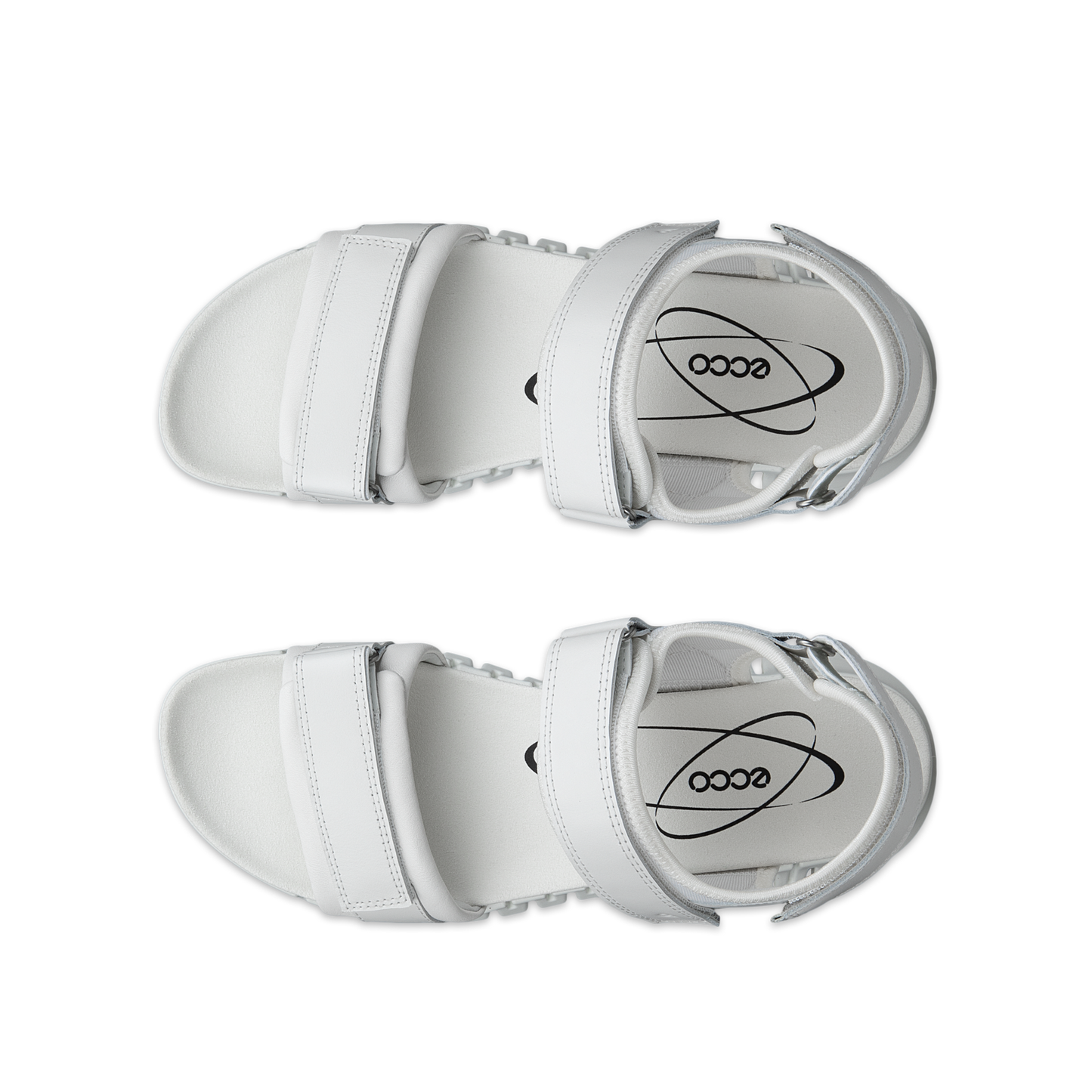 Ecco 213103 01007 Ecco Gruuv Sol White Sandals