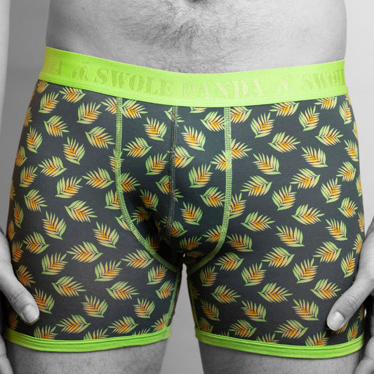 Swole Panda Navy / Leaves Boxers Twin Pack