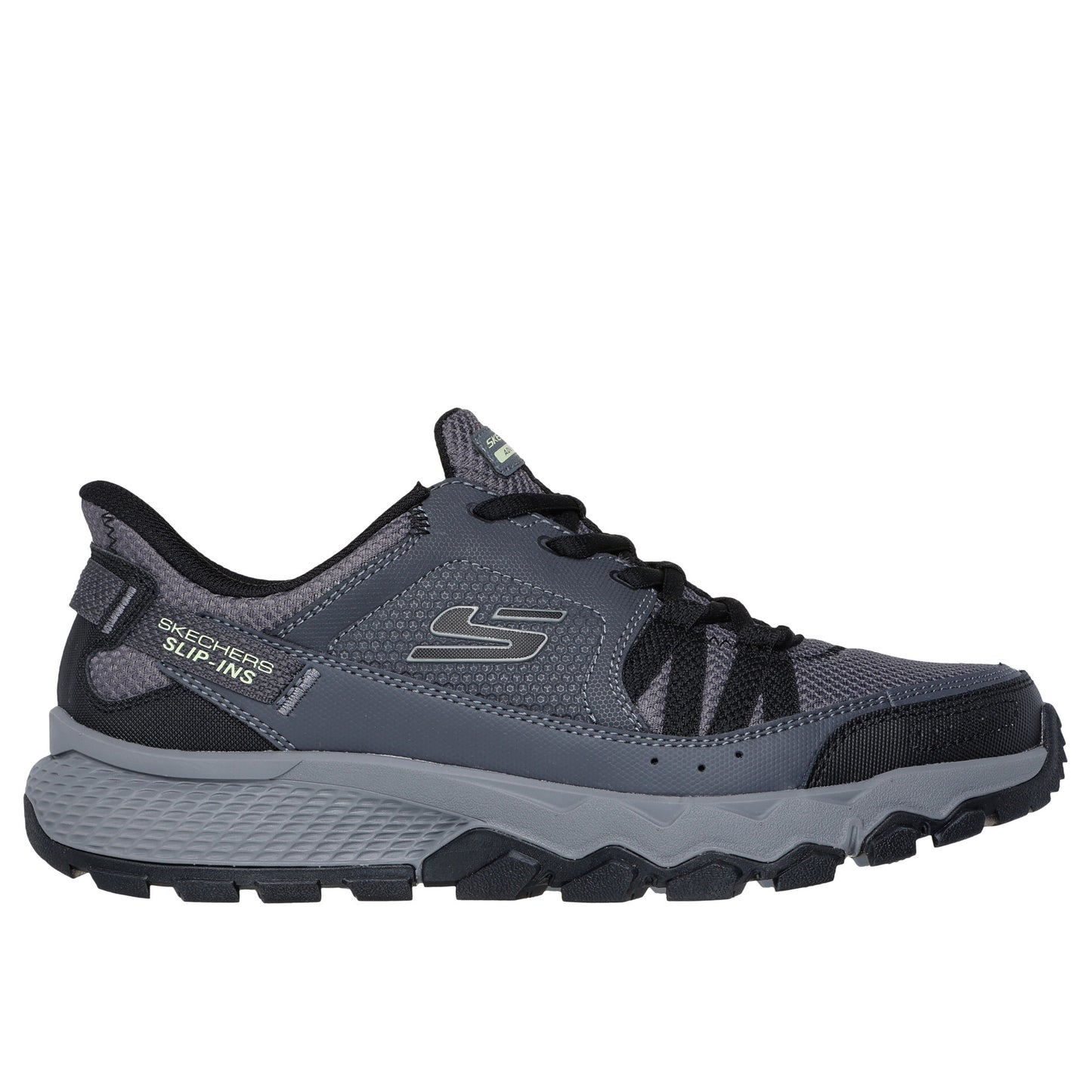 Skechers 237634 Dynamite At - Escapar Charcoal With Black Trim Trainers