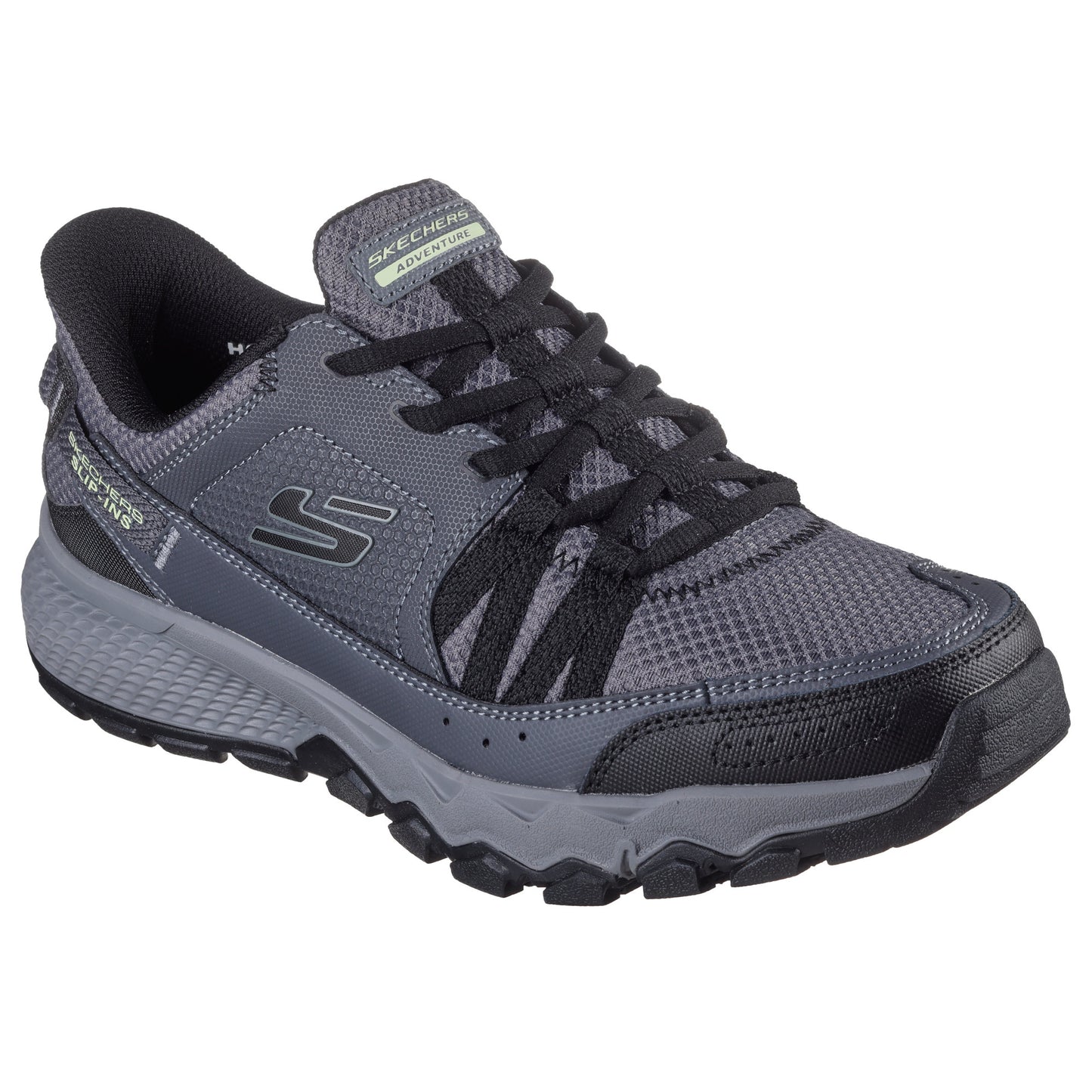 Skechers 237634 Dynamite At - Escapar Charcoal With Black Trim Trainers