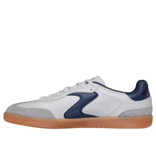 Skechers 254150 Hotshot - Pyke Grey With Navy Trim Trainers