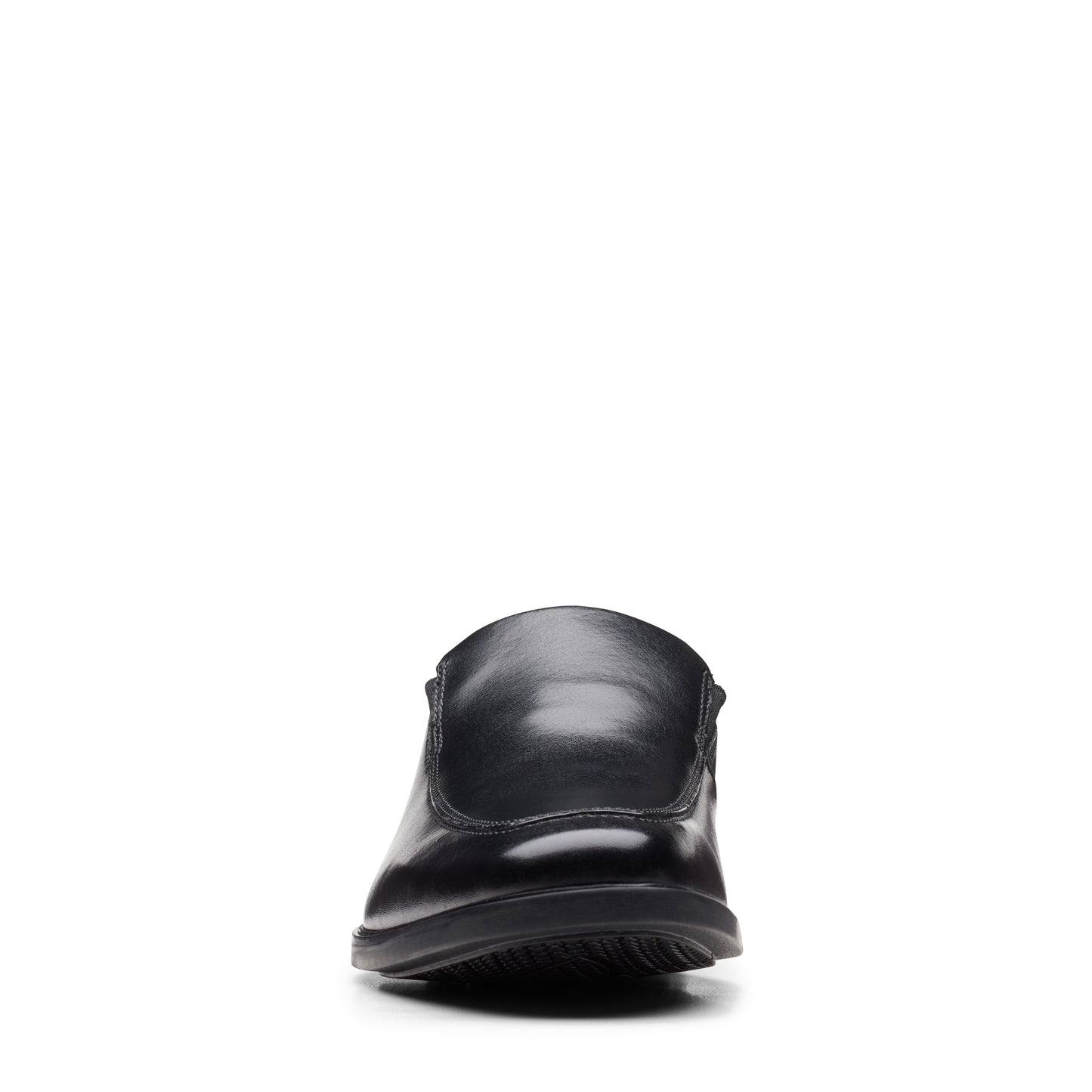 Clarks Howard Edge Black Leather Shoes