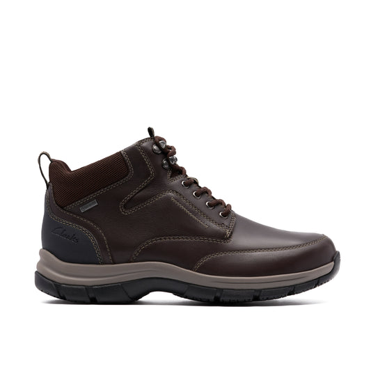 Clarks Spypath Hi GTX Dark Brown Leather Boots