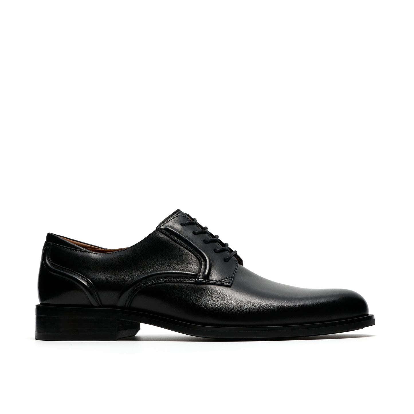 Clarks CraftRemi Lace Black Leather Shoes