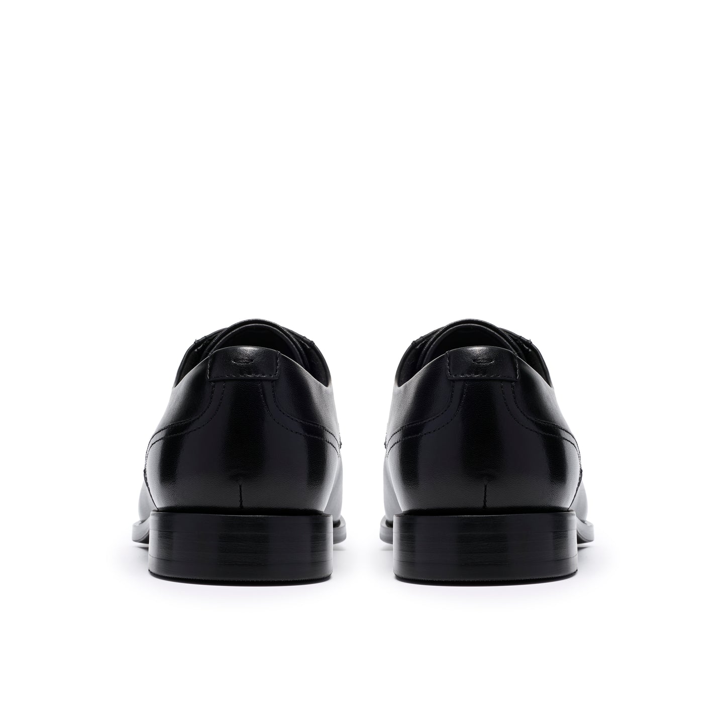 Clarks Bowburn Lace Black Leather Shoes