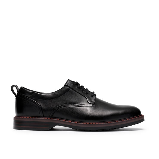 Clarks Aldwin2 Derby Black Leather Shoes