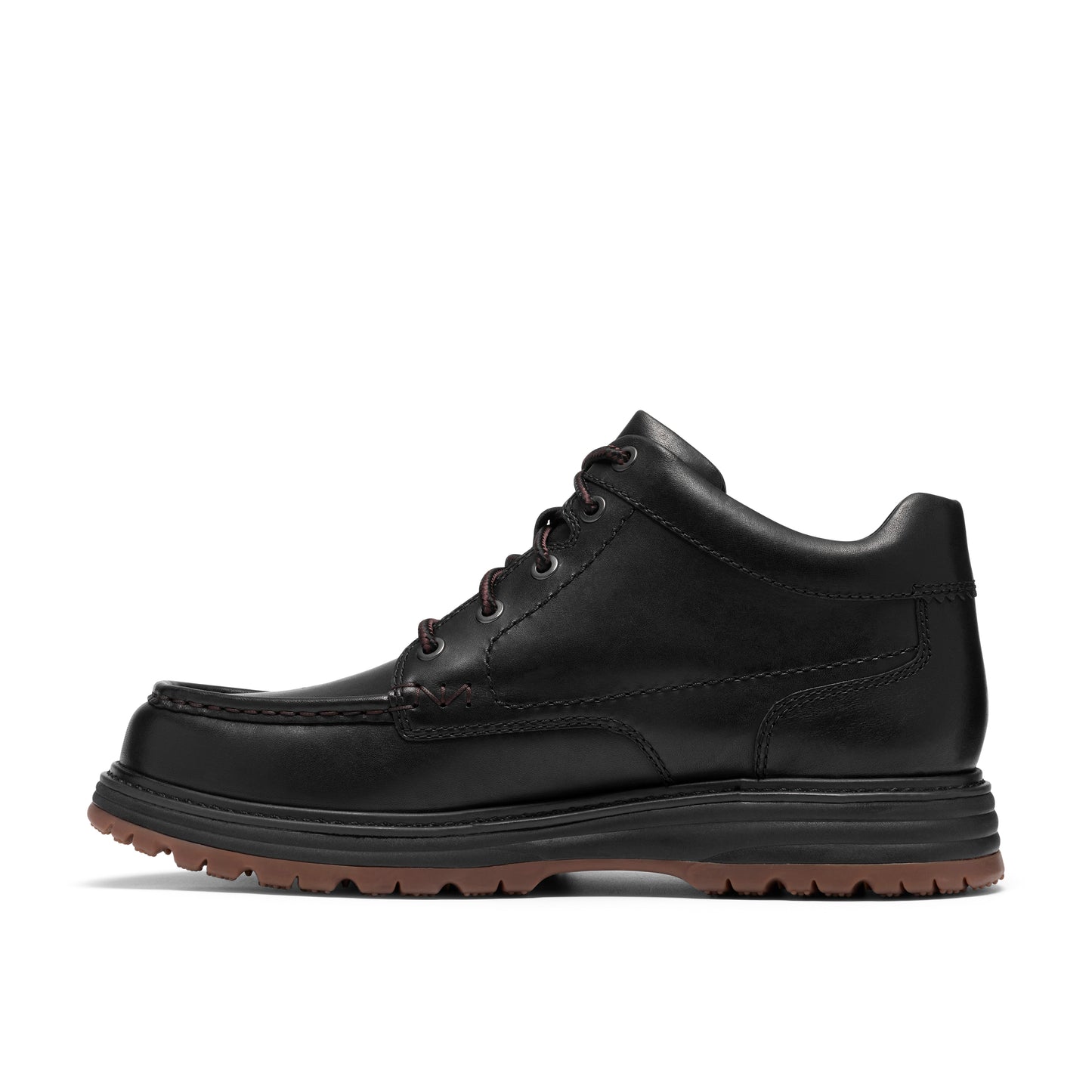 Clarks Melbury Hi Black Leather Boots