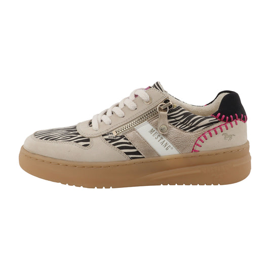 Mustang 26M0362 00400 Black Beige Trainers