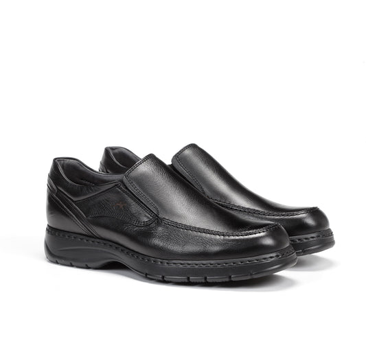 Fluchos 9144 Salvate Black Graphite Stk Black Casual Shoes