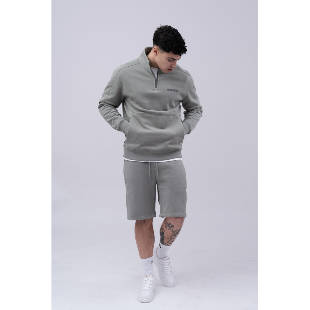 Supremebeing Rico- Z6202 Soft Green 1/4 Zip