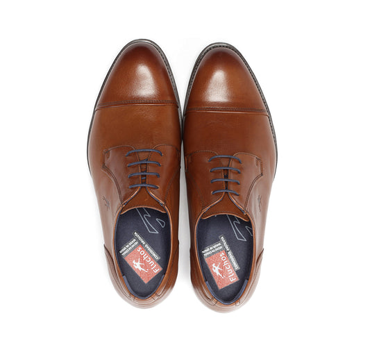 Fluchos 8412 Memory Leather Stk Light Brown Casual Shoes