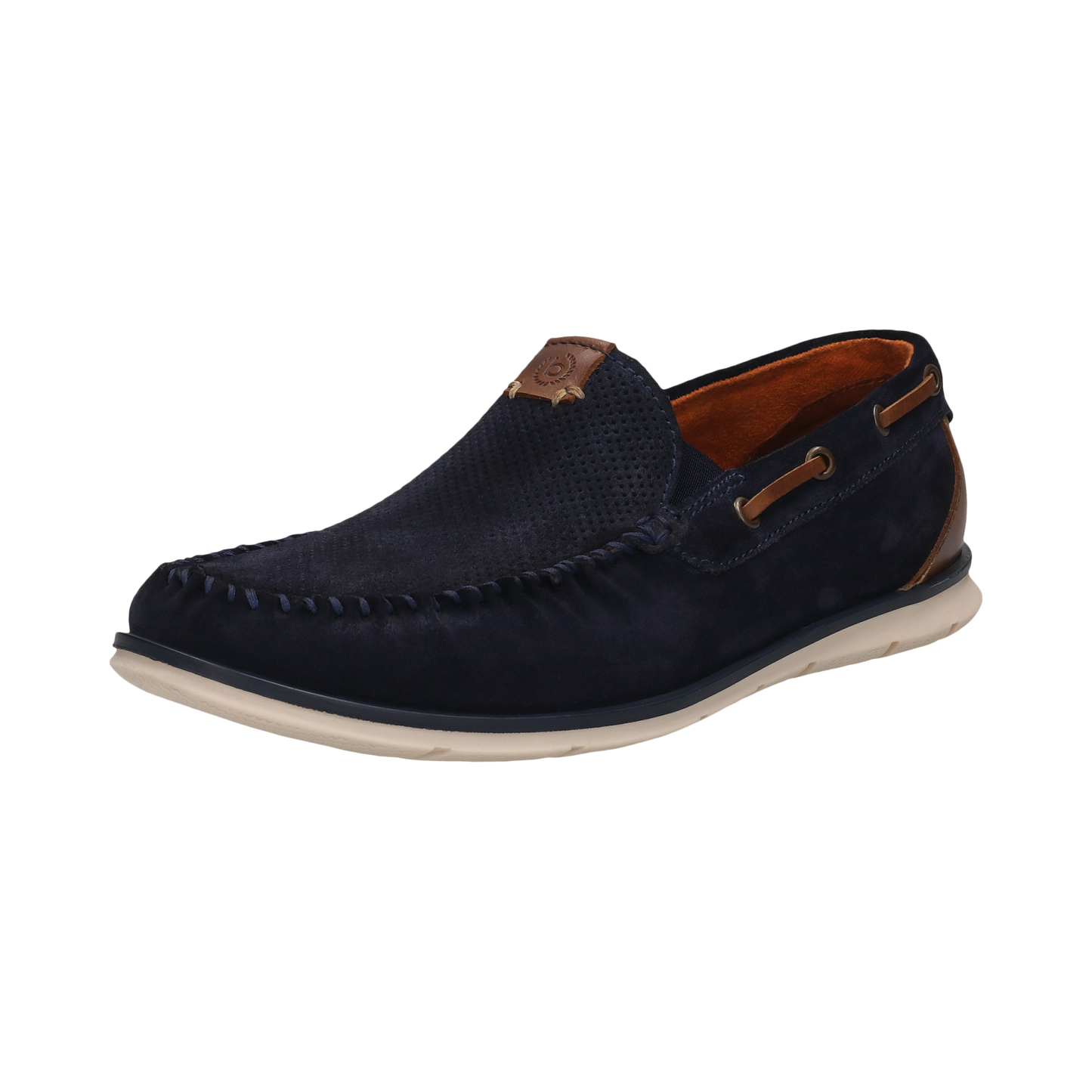 Bugatti 321-ARU61-1400-4100 Dark Blue Mocassin