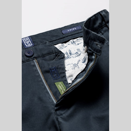 M5 By Meyer 6001 15 Blue Casual Cotton Chinos