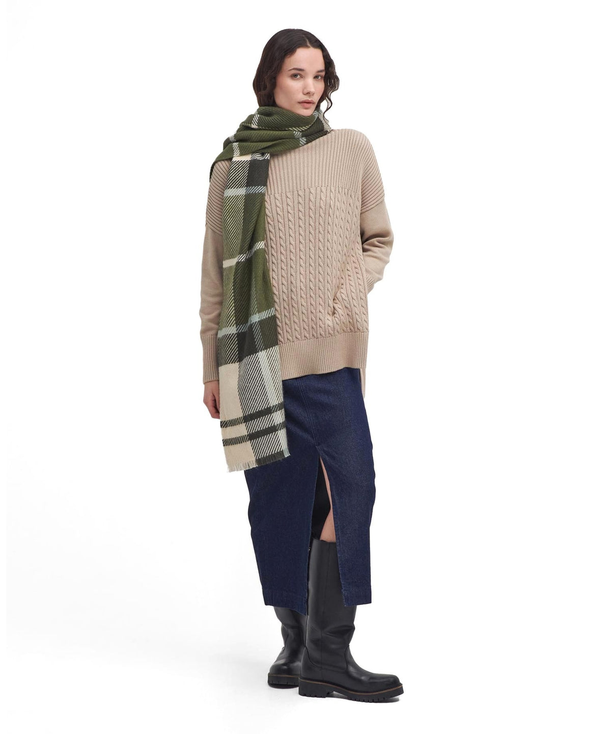 Barbour Blair Ancient Loden Tartan Scarf