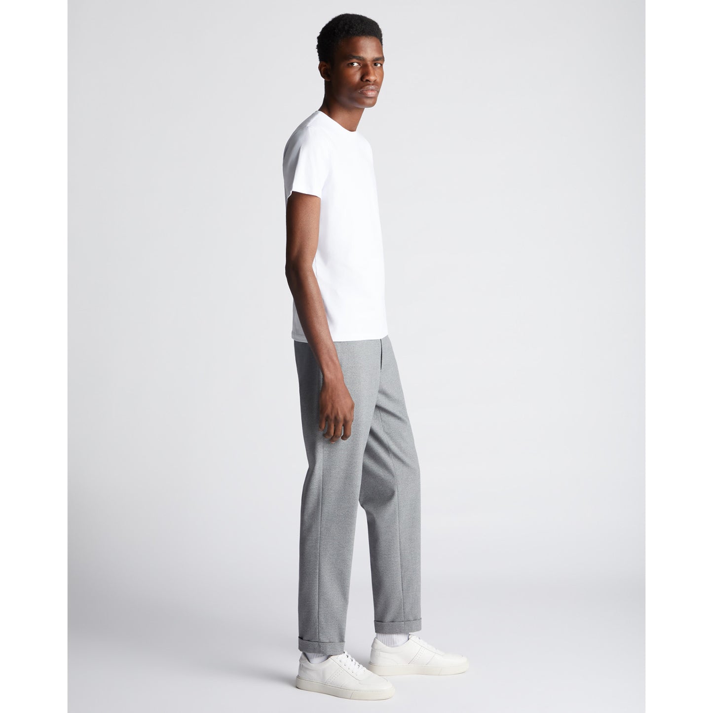 Remus Uomo 53121A 01 White Plain T-Shirt