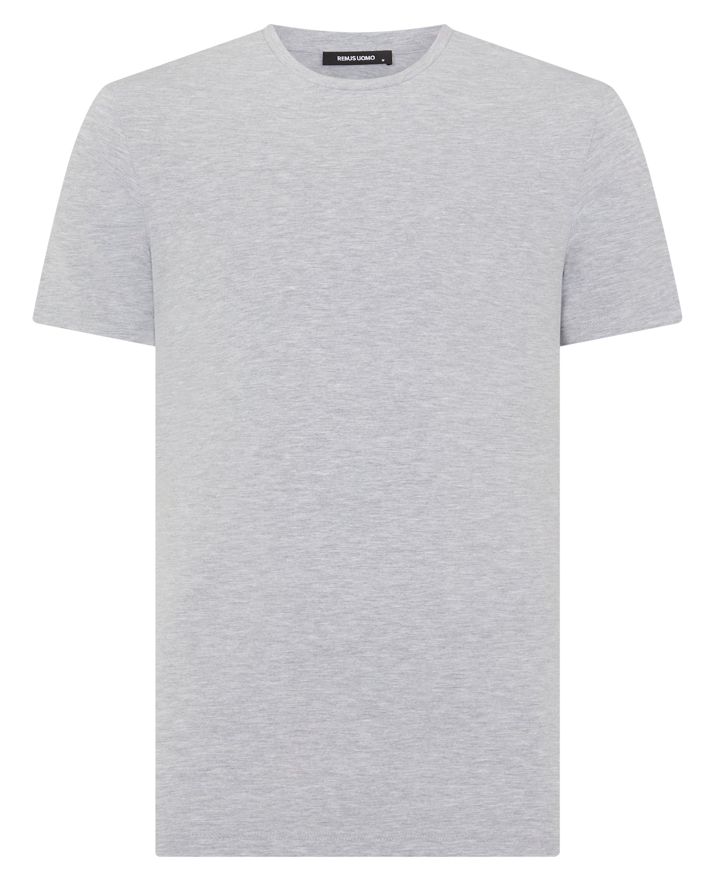 Remus Uomo 53121A 02 Light Grey Plain Branded T-Shirt