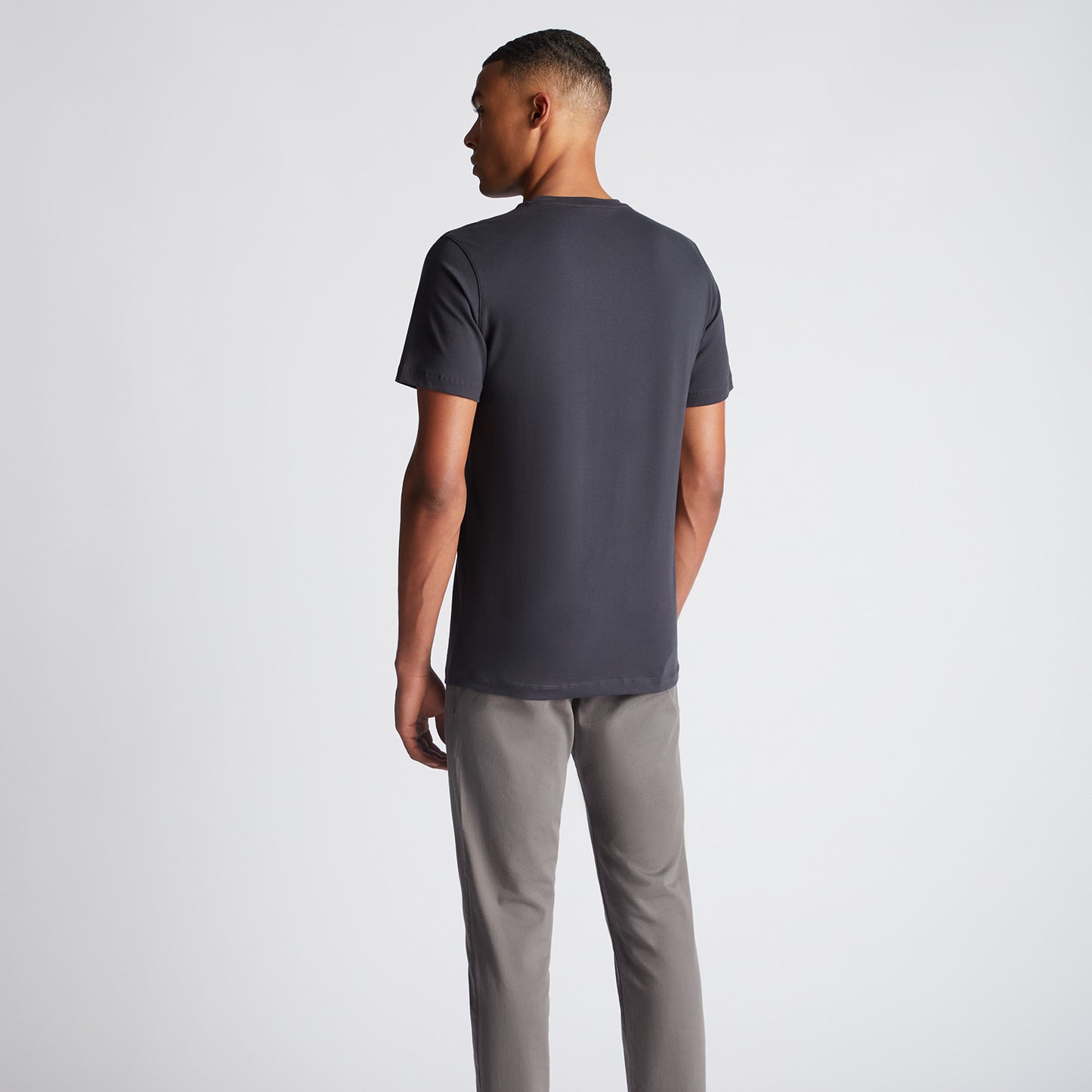 Remus Uomo 53121A 09 Charcoal Plain T-Shirt