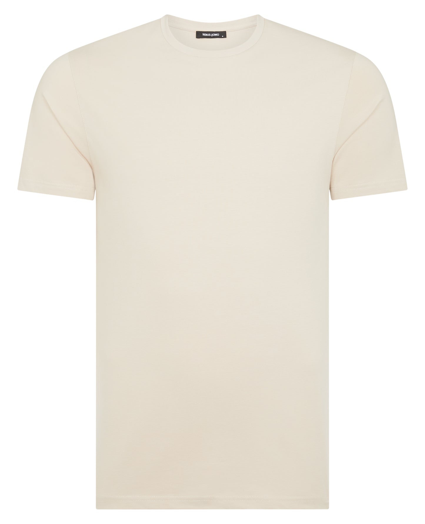 Remus Uomo 53121A 91 Stone Plain Branded T-Shirt