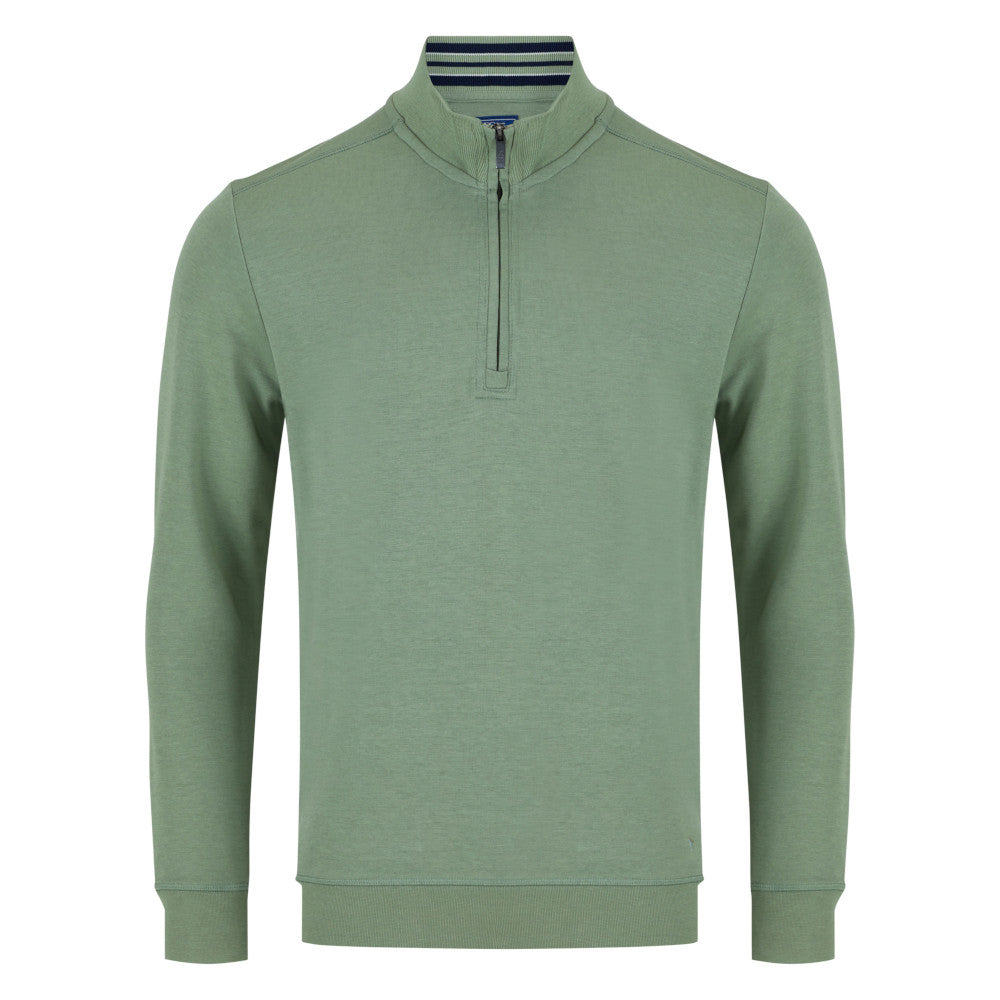 Drifter 55177 31 Light Green Half Zip Sweatshirt