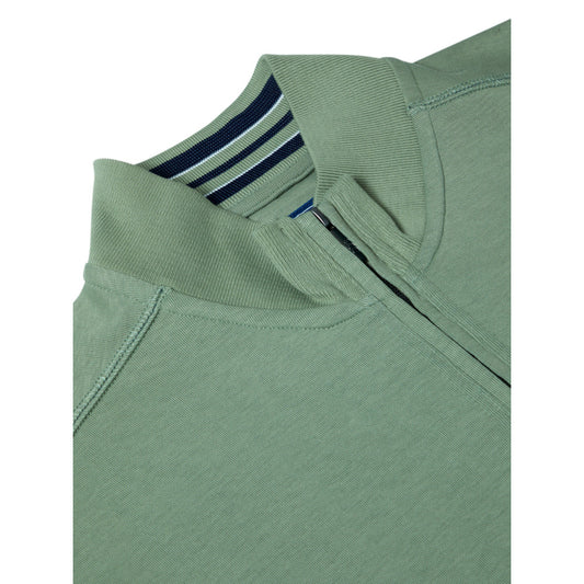 Drifter 55177 31 Light Green Half Zip Sweatshirt