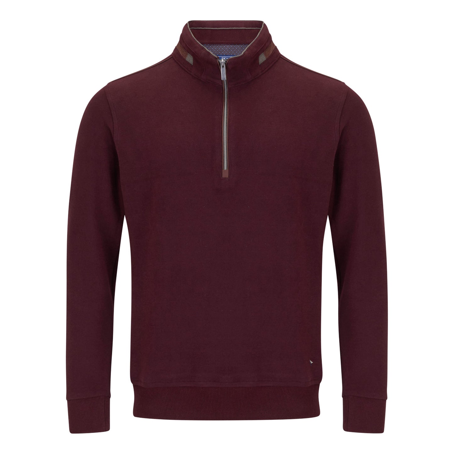 Drifter 55221 68 Wine Half Zip Sweatshirt