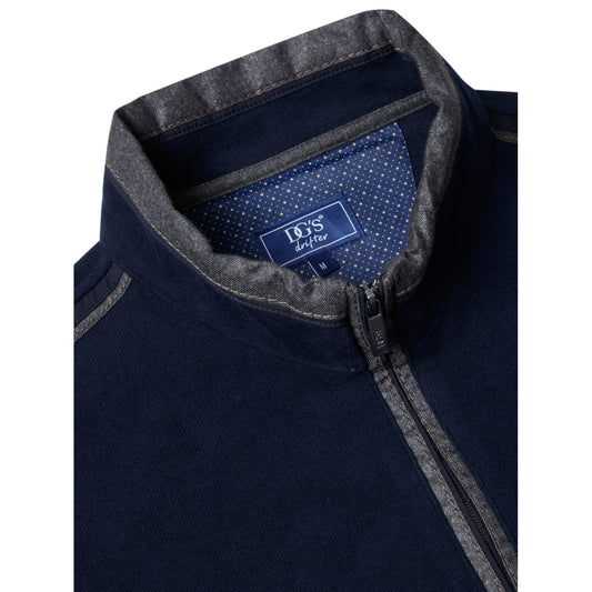 Drifter 55222 78 Navy Half Zip Sweatshirt
