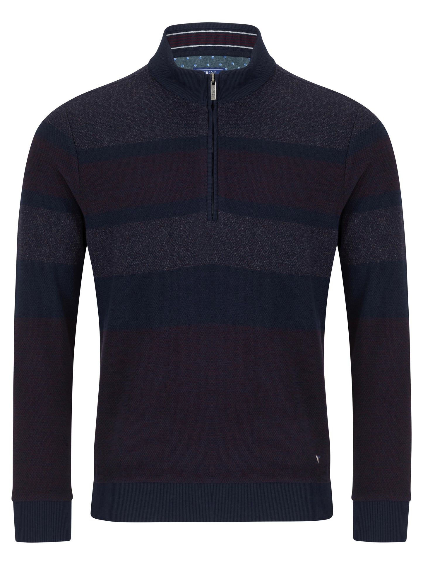 Drifter 55230 68 Burgundy Half Zip Sweatshirt