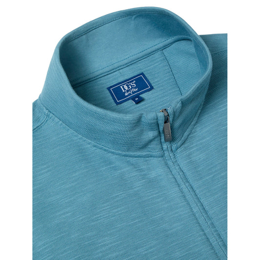Drifter 55354 26 Dark Turquoise Half Zip Sweater