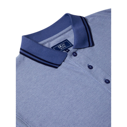 Drifter 55357 24 Blue/Grey Short Sleeve Polo Shirt