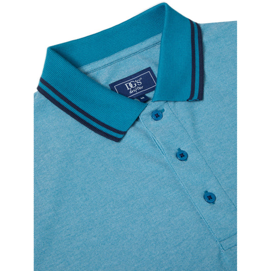 Drifter 55357 26 Teal Short Sleeve Polo Shirt