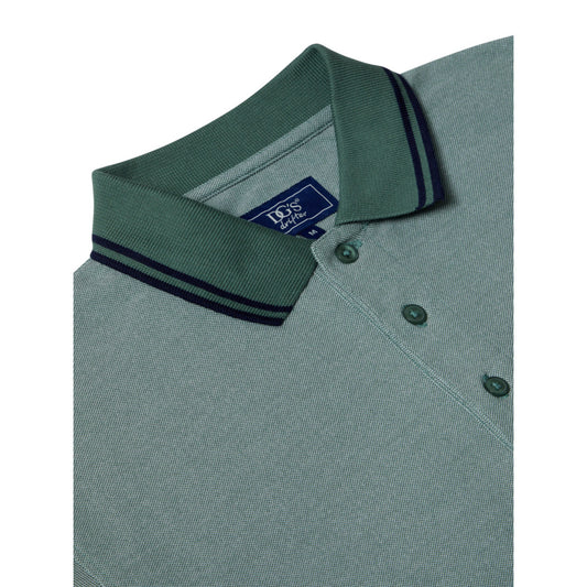 Drifter 55357 32 Light Green/Grey Short Sleeve Polo Shirt