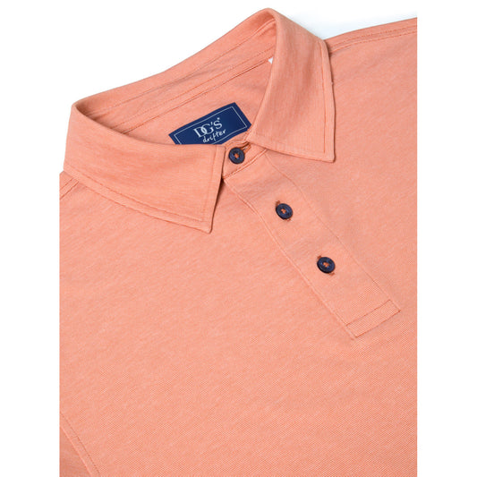 Drifter 55374 55 Light Orange Short Sleeve Polo Shirt