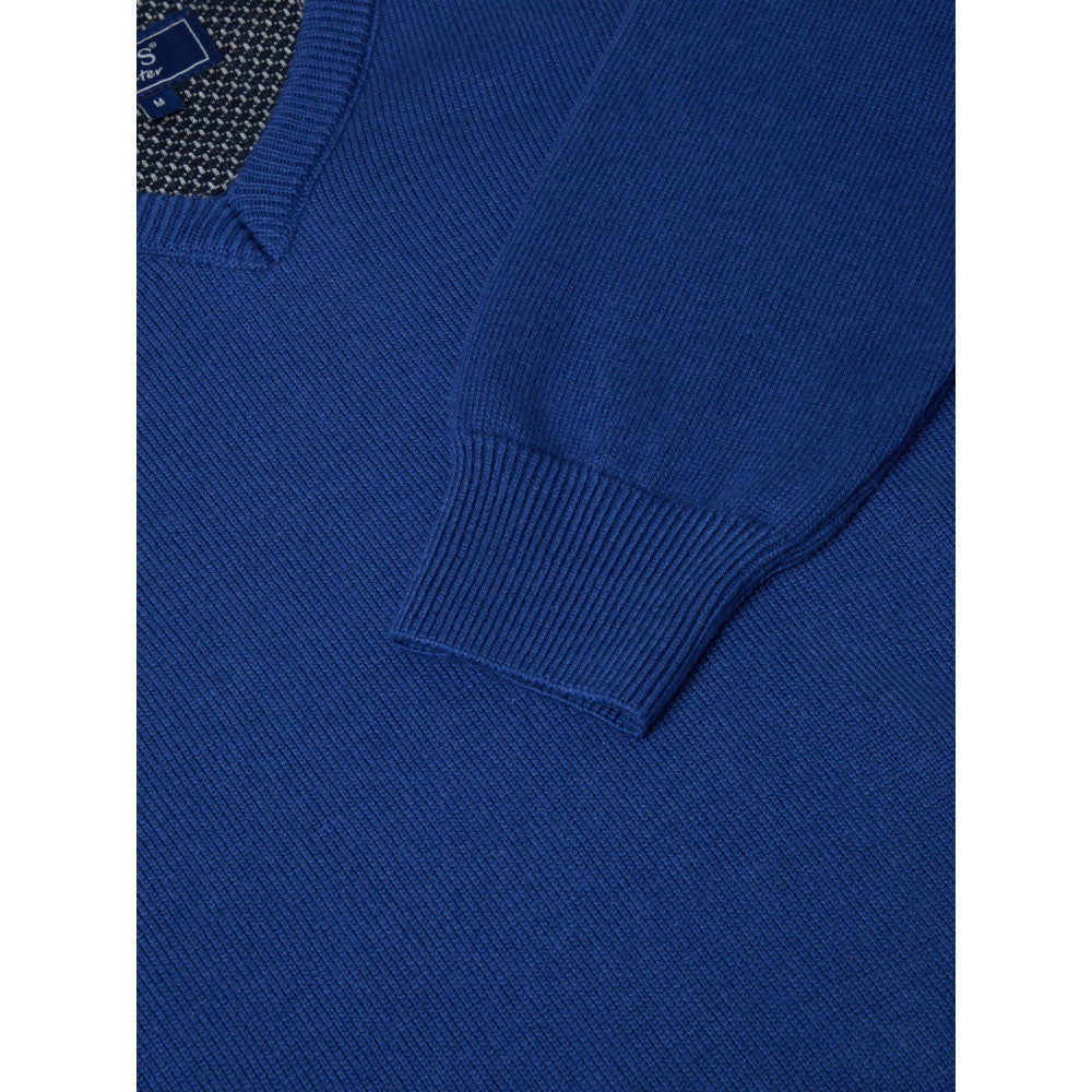 Drifter 55599 275 Blue V-Neck Sweater