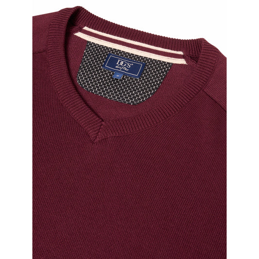 Drifter 55599 765 Red Vee Neck Sweater