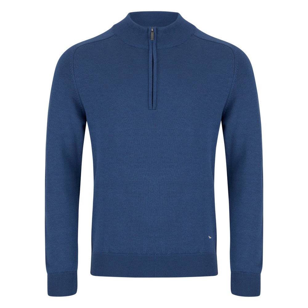 Drifter 55601 262 Blue Half Zip Sweater