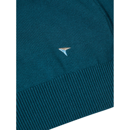 Drifter 55601 268 Teal Half Zip Sweatshirt