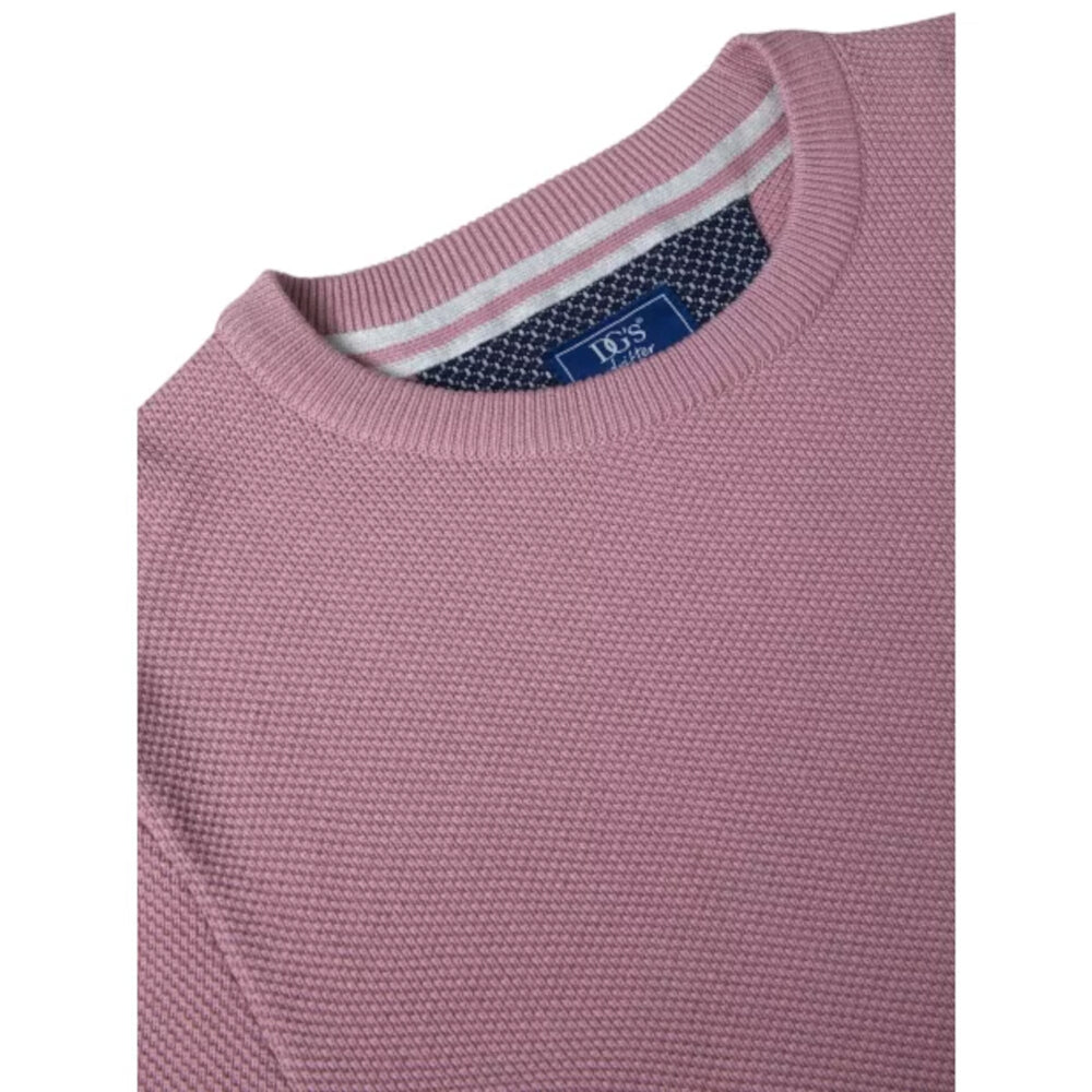 Drifter 55620 625 Dusty Pink Crew Neck Sweater