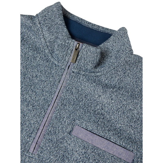 Drifter 55703 78 Navy Half zip Sweatshirt