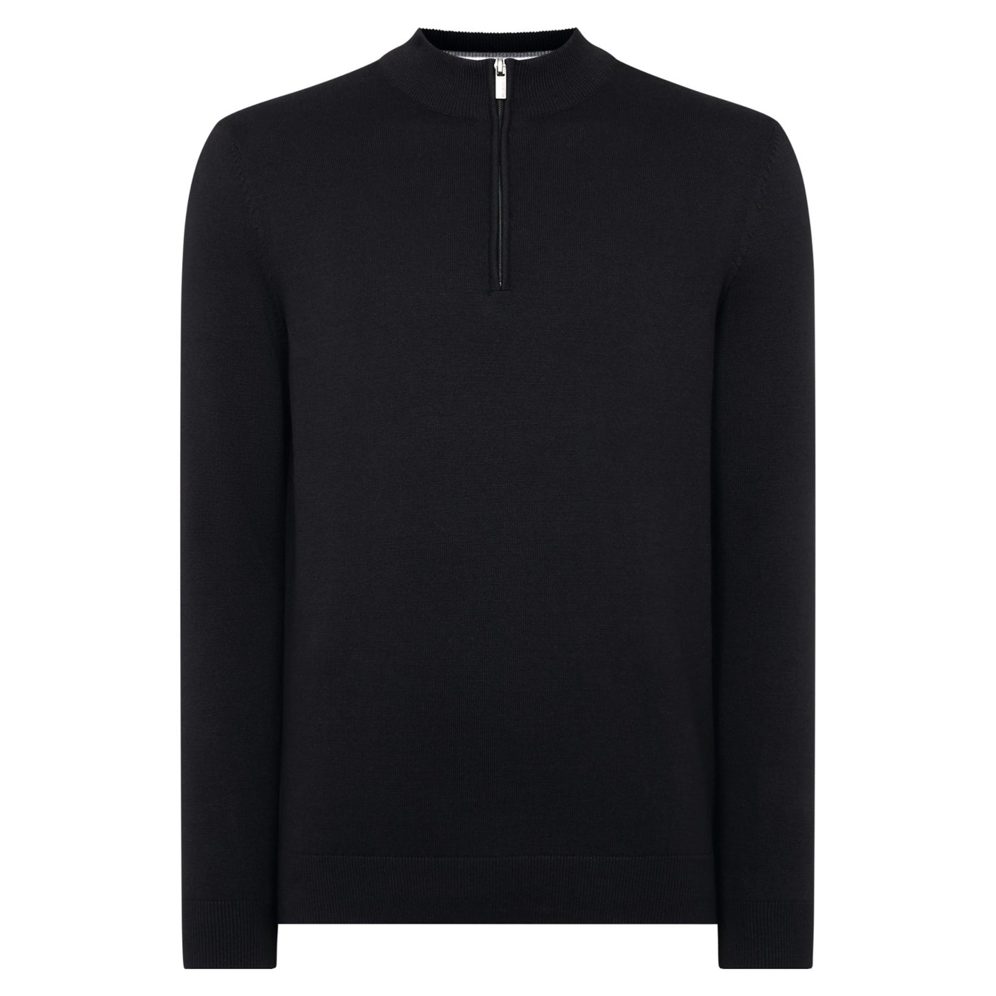 Remus Uomo 58601 00 Black Crew Neck Sweater