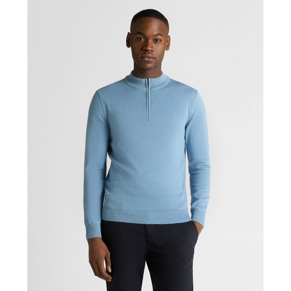 Remus Uomo 58601 23 Blue Crew Neck Sweater