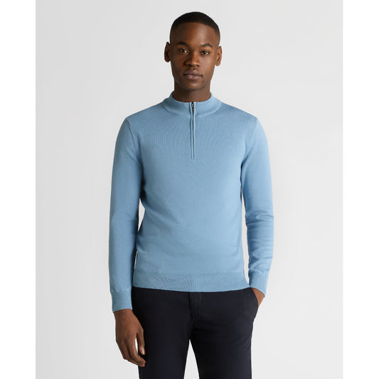 Remus Uomo 58601 23 Blue Crew Neck Sweater