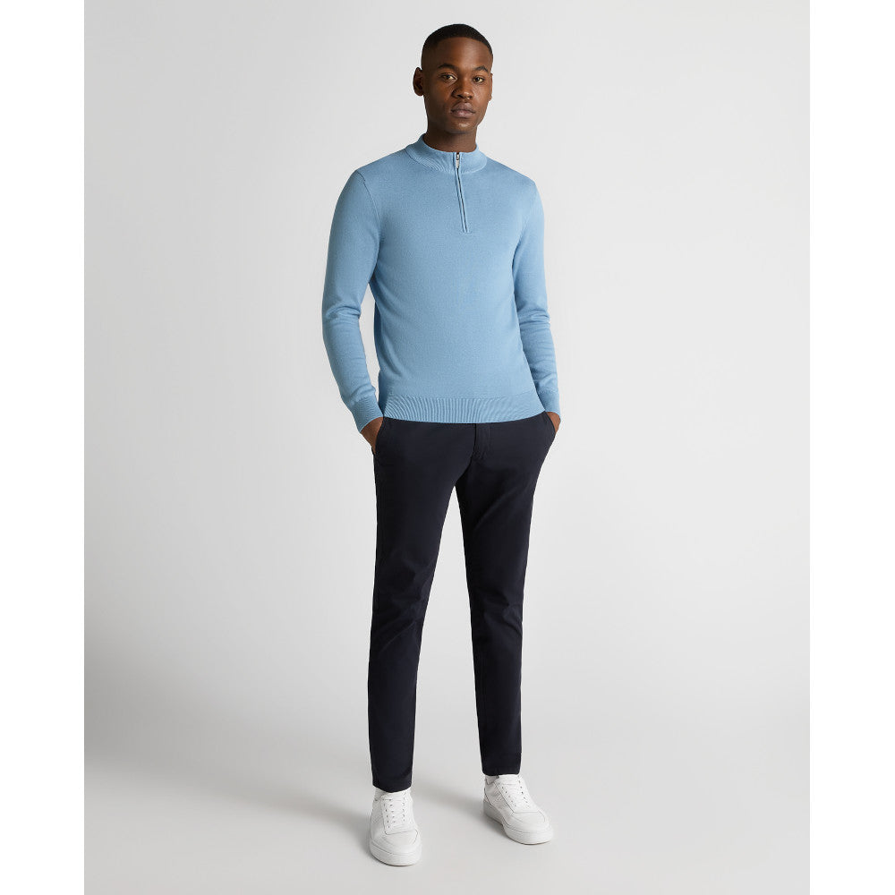 Remus Uomo 58601 23 Blue Crew Neck Sweater