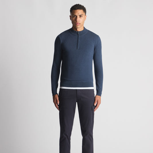 Remus Uomo 58601 27 Indigo Crew Neck Sweater