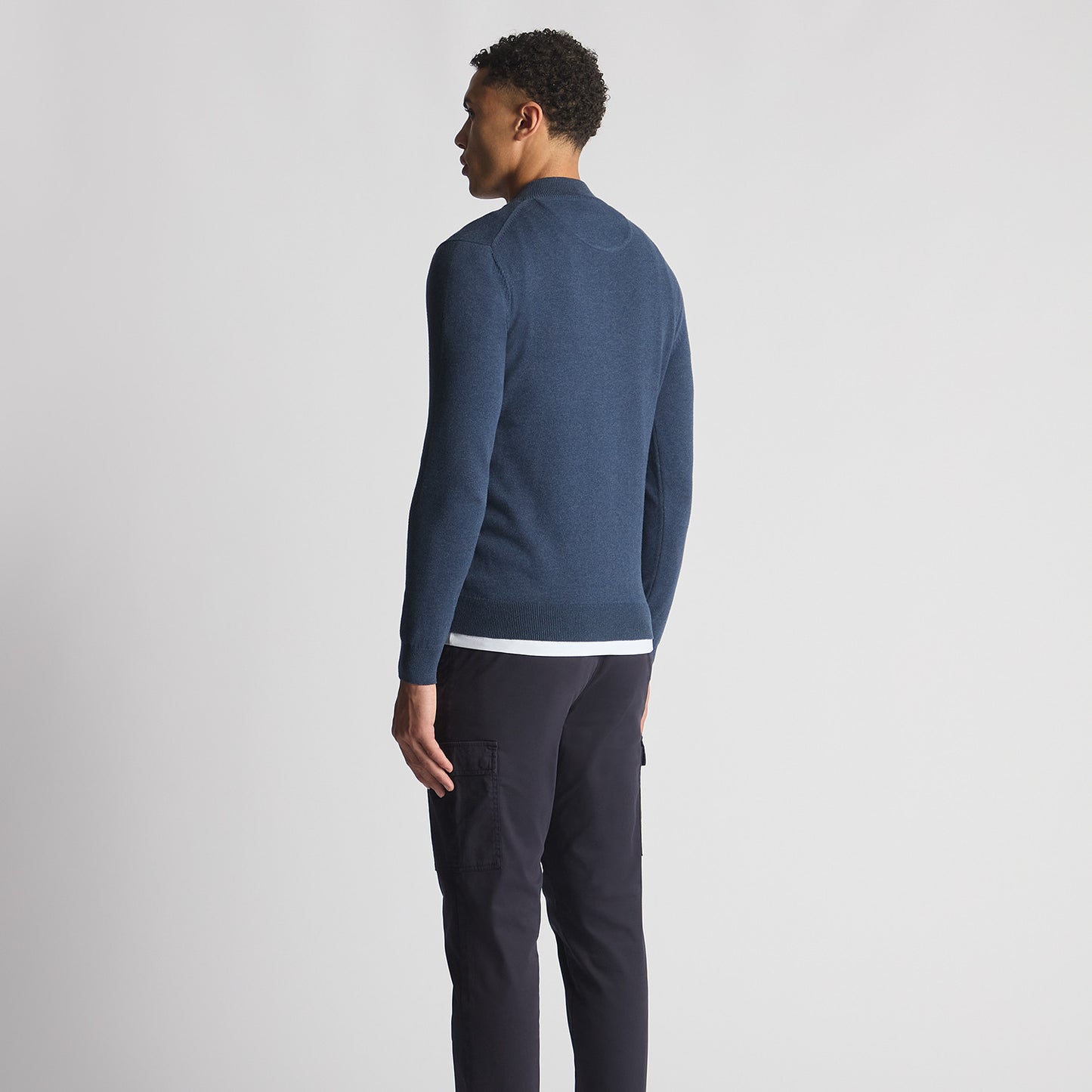 Remus Uomo 58601 27 Indigo Crew Neck Sweater