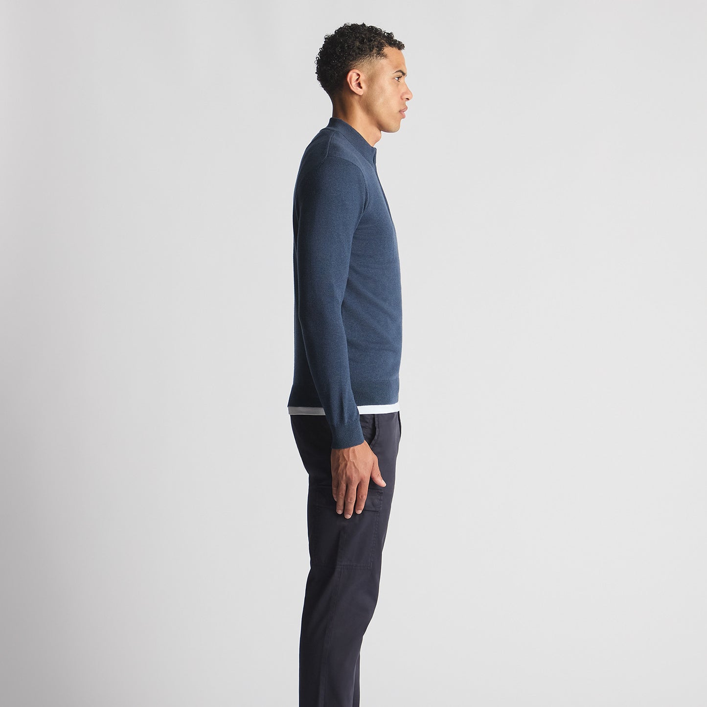 Remus Uomo 58601 27 Indigo Crew Neck Sweater