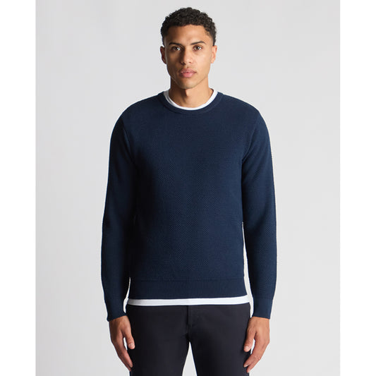 Remus Uomo 58665 28 Indigo Crew Neck Sweater