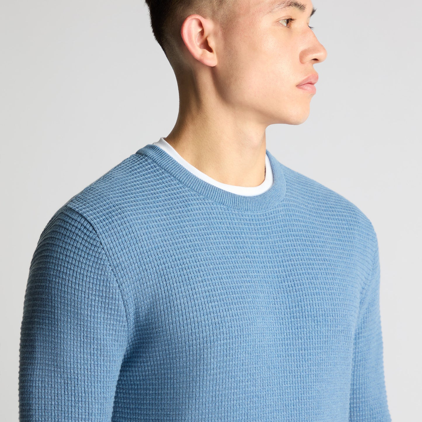 Remus Uomo 58697 23 Blue Crew Neck Sweater